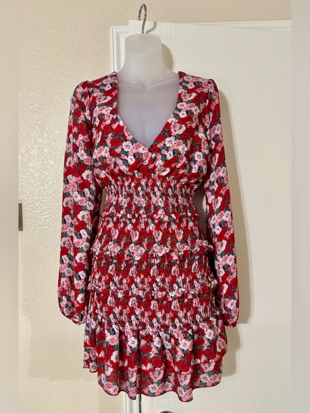 Trixxi Clothing Company Floral Ruffle Short Dress M